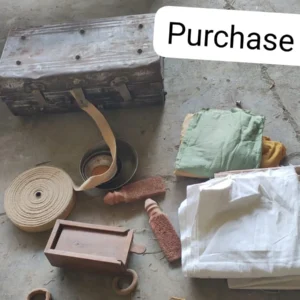 vintage Iron Trunk Box